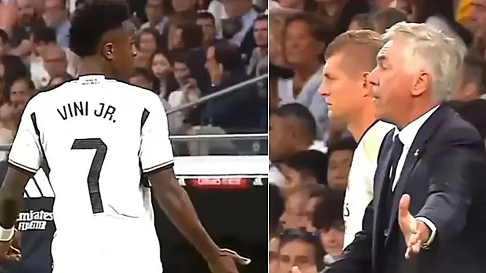 Carlo Ancelotti ile Vinicius Jr. arasında gerginlik