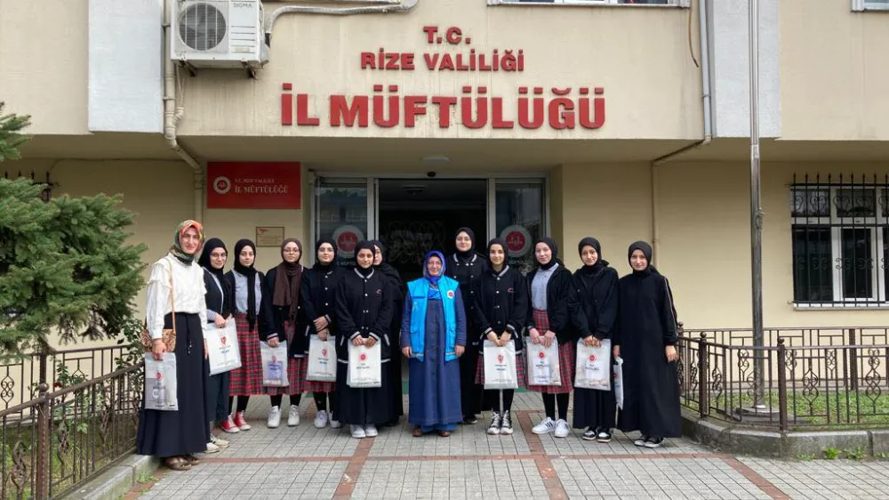 Güneysu İmam Hatip Lisesi Öğrencileri Müftülüğü Ziyaret Etti