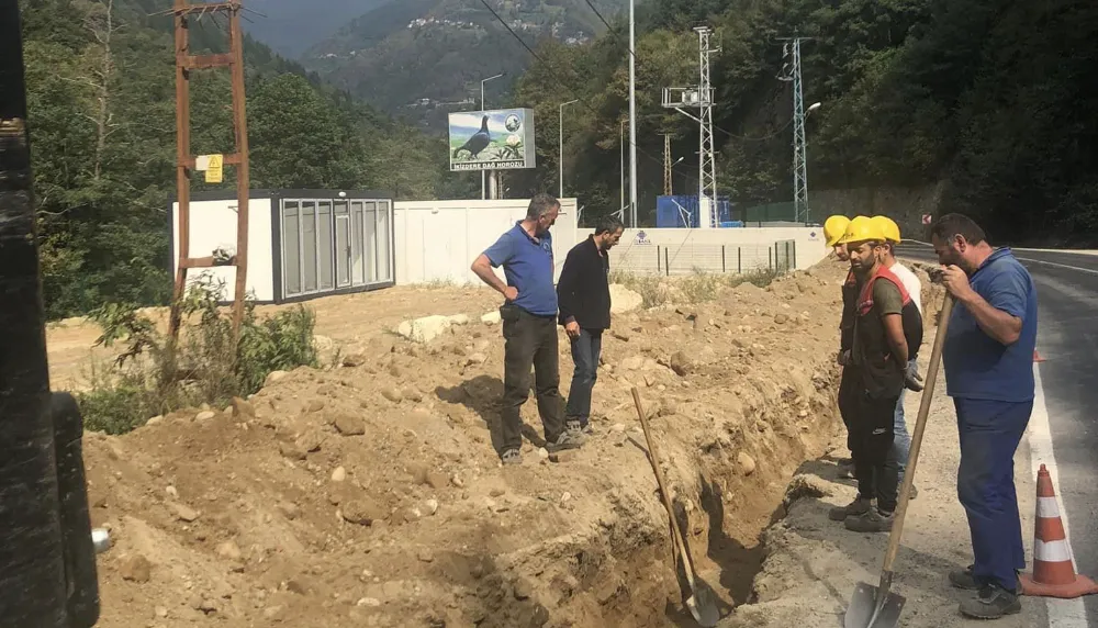 İkizdere Şantiyeye döndü! Çalışmalar devam ediyor!