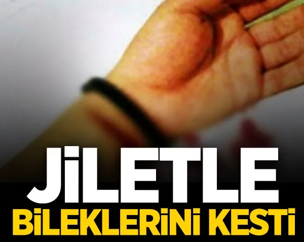 Jiletle bileklerini kesti!