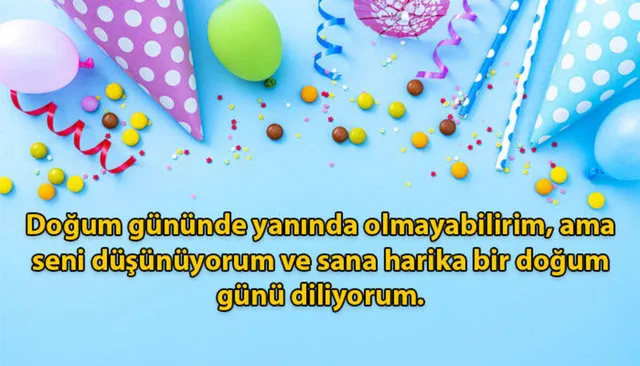 En güzel doğum günü mesajları