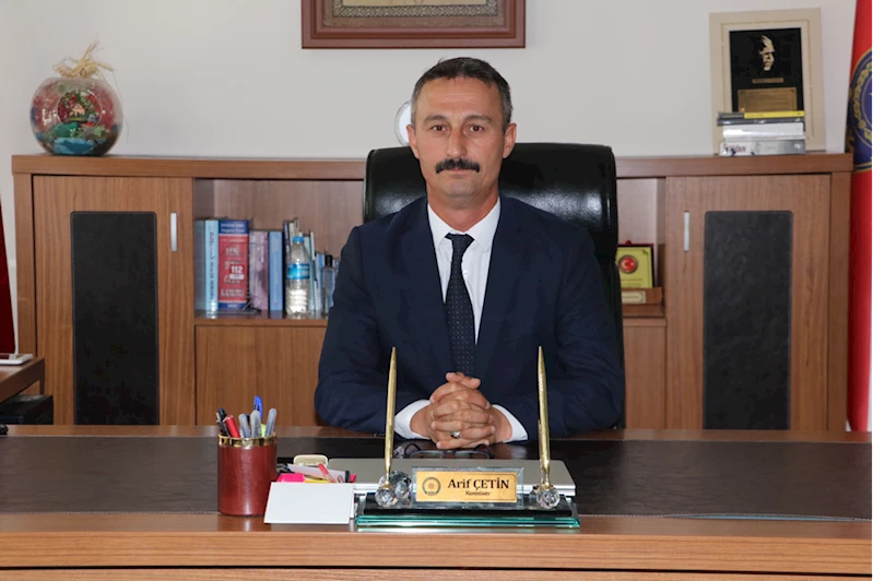 Taşova Emniyet Müdürü Arif Çetin görevine başladı