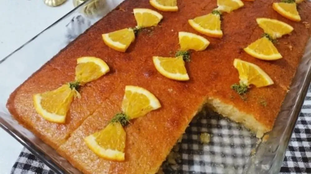 Kokusuna dayanamayacaksınız: En kolay ve lezzetli Portakallı Revani tarifi