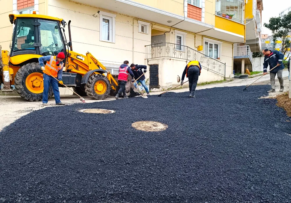 FATSA BELEDİYESİ ALTYAPI ÇALIŞMALARINA HIZ KESMEDEN DEVAM EDİYOR