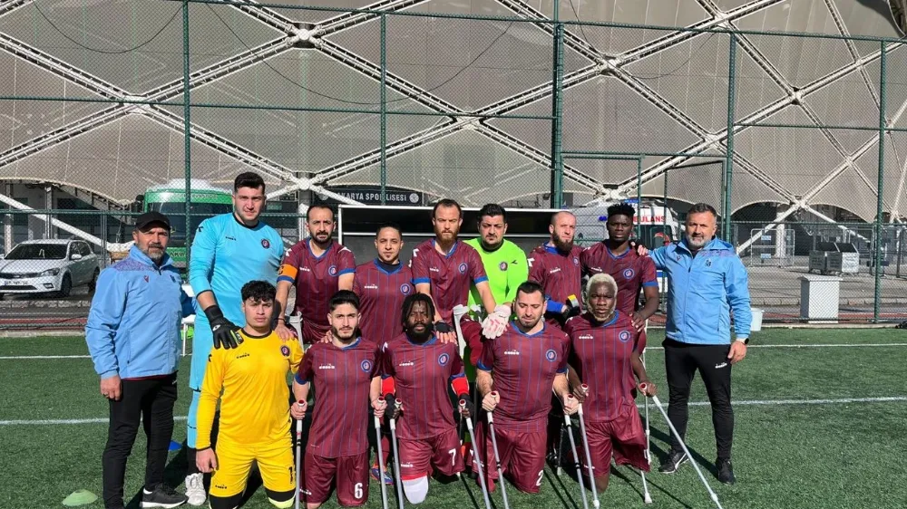 Ampute Futbolunda Trabzon Fırtınası Esti