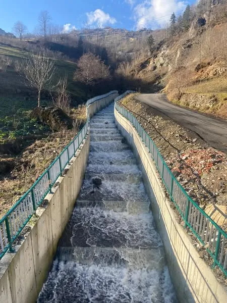 DSİ 22. Bölge Müdürlüğü Trabzon, Çalköy 3. Kısım Taşkın Kontrol İnşaatı Tamamlandı