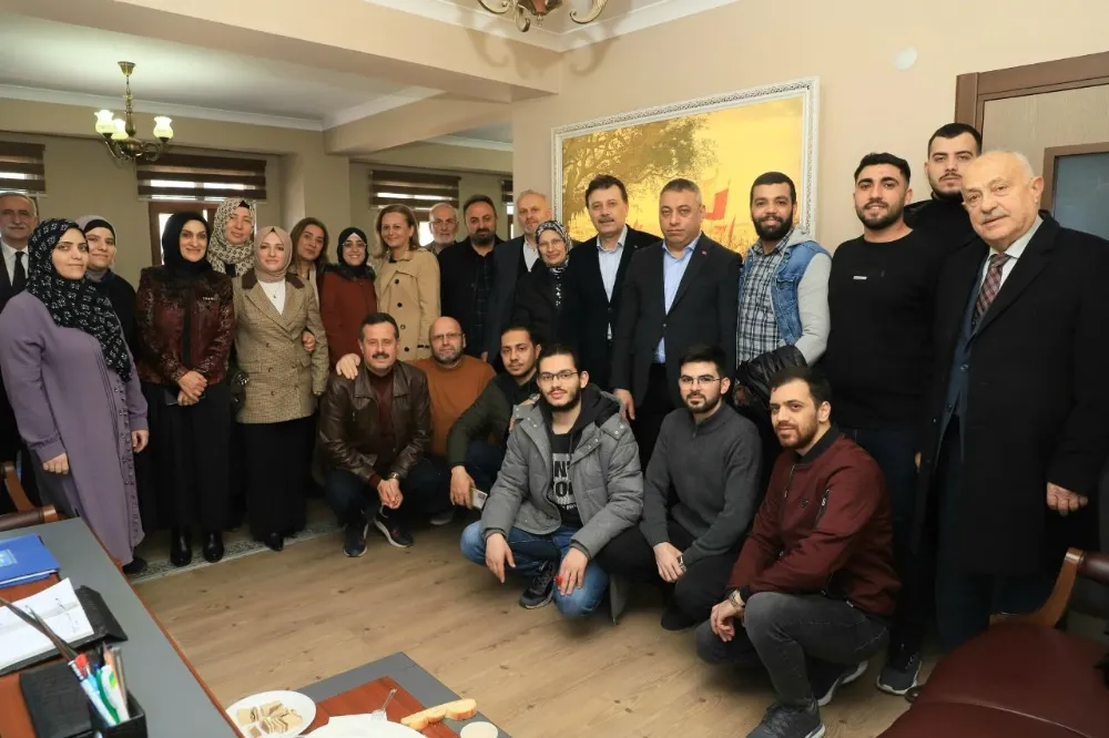 Başkan Adayı Ergin Aydın, Filistinli Öğrencilerle Dayanışma Buluşmasında