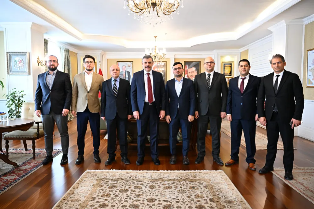 Erzurum Valisi Mustafa Çiftçi, Hak-İş Konfederasyonu Hizmet-İş Sendikası Yetkililerini Kabul Etti