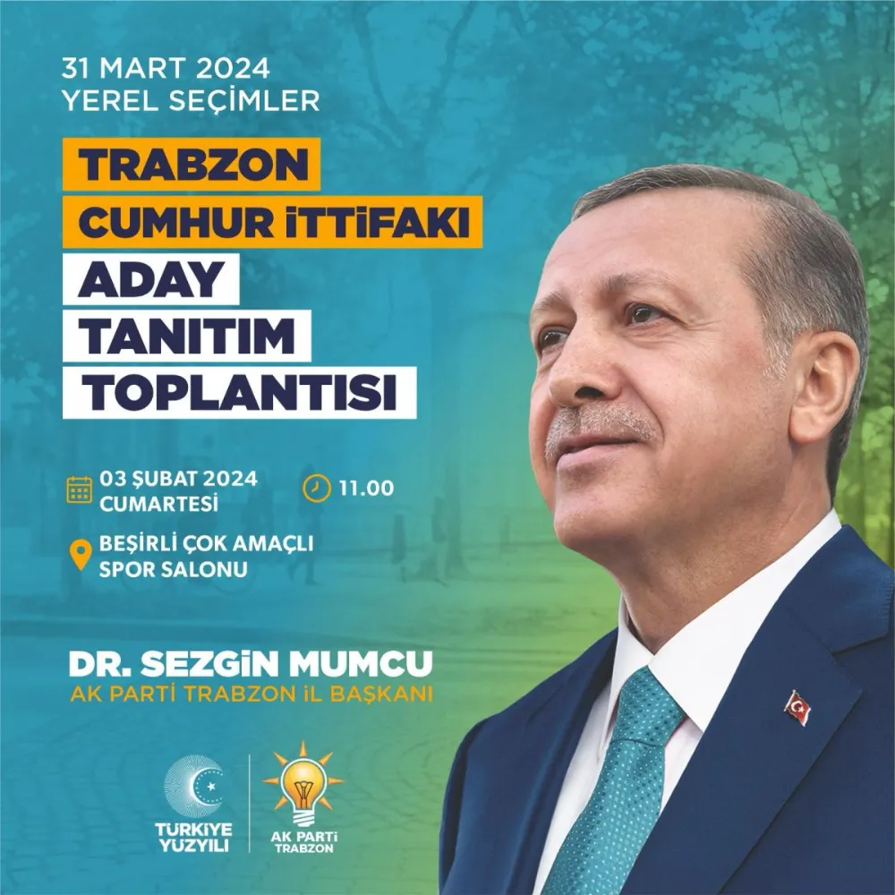 Cumhurbaşkanı Erdoğan, Trabzon