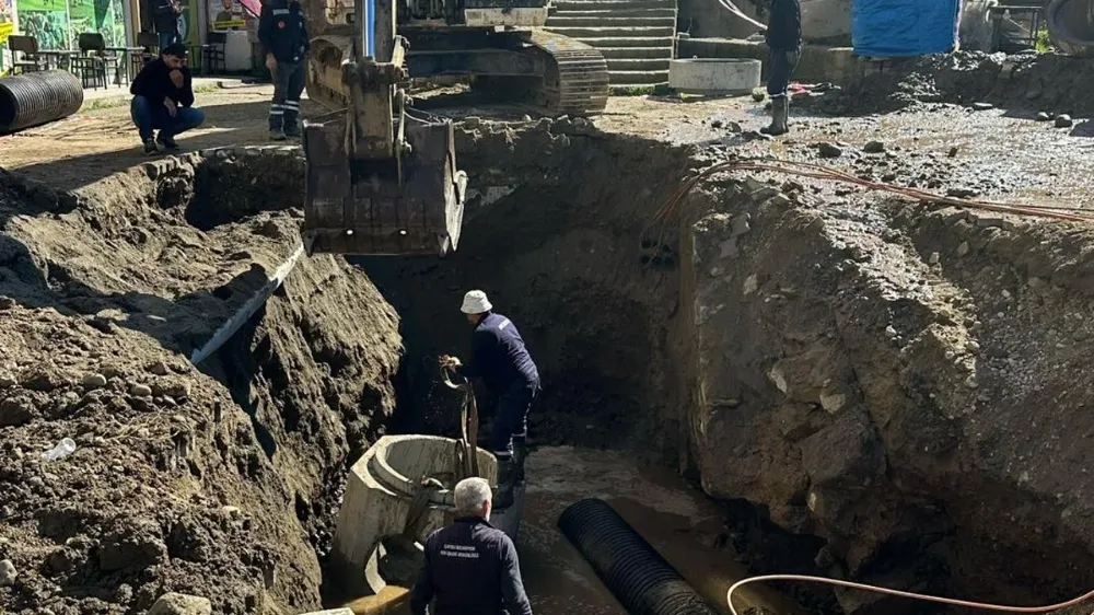 Çayeli Eskipazar Mahallesinde Altyapı Çalışmaları Aralıksız Devam Ediyor