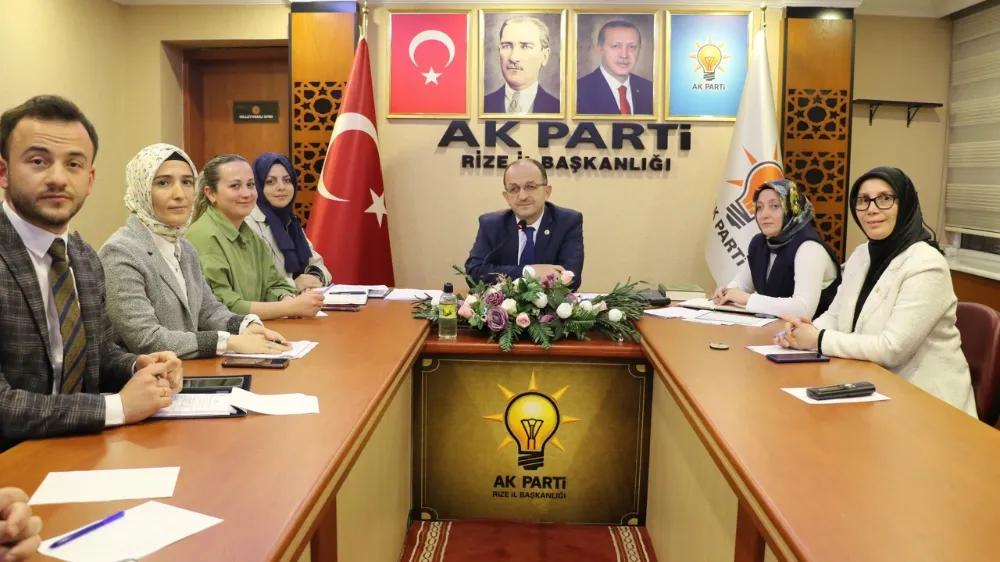 AK Parti Rize İl Başkanlığı Yeni Yürütme Kurulu Üyelerini Açıkladı