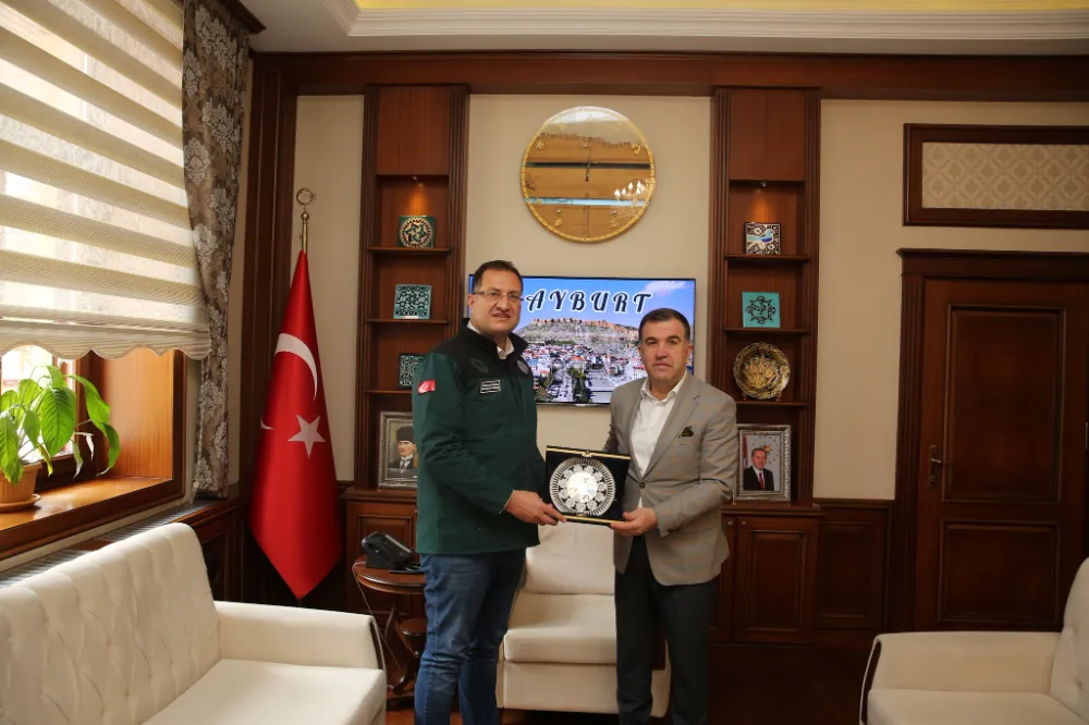 Bayburt Valisi Eldivan, Devlet Kurumlarının Yetkililerini Kabul Etti