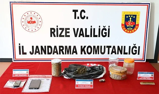 Rize Jandarması bir haftada 9 kişiyi tutukladı