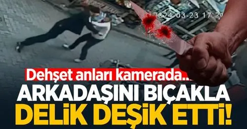 ALACAK VERECEK MESELESİ KANLI BİTTİ! ARKADAŞINI DELİK DEŞİK ETTİ