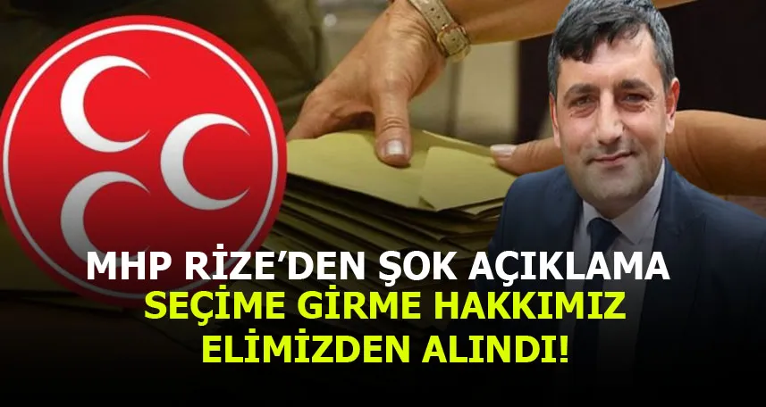 Seçime Girme Hakkımız Elimizden Alınmıştır