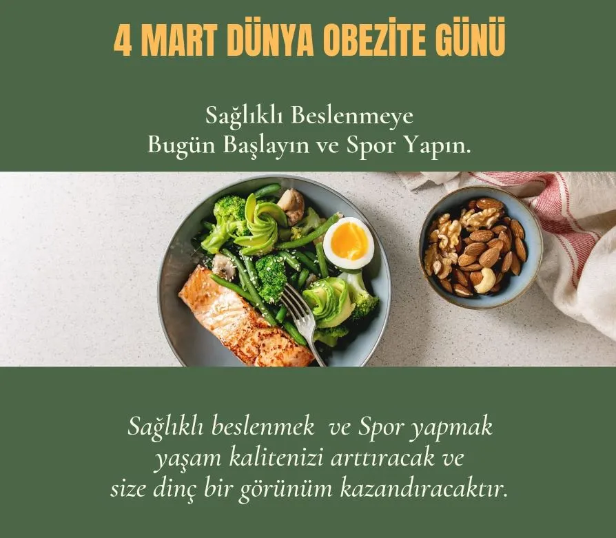 Dünya Obezite Günü: Sağlıklı Beslen, Egzersiz Yap, Sağlıklı Kiloda Kal!