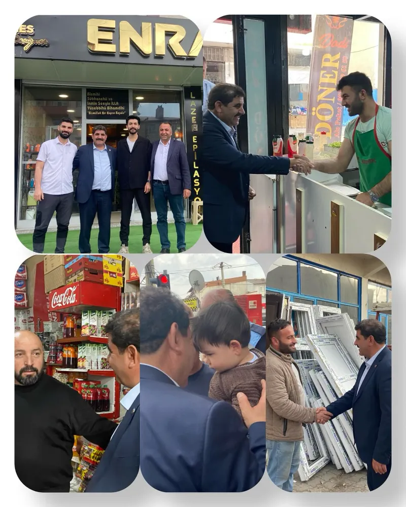Horasan Belediye Başkanı Esnaflarla Bir Araya Geldi