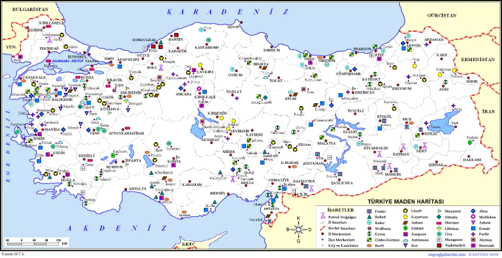 Türkiye’nin Madenler Açısından Durumu