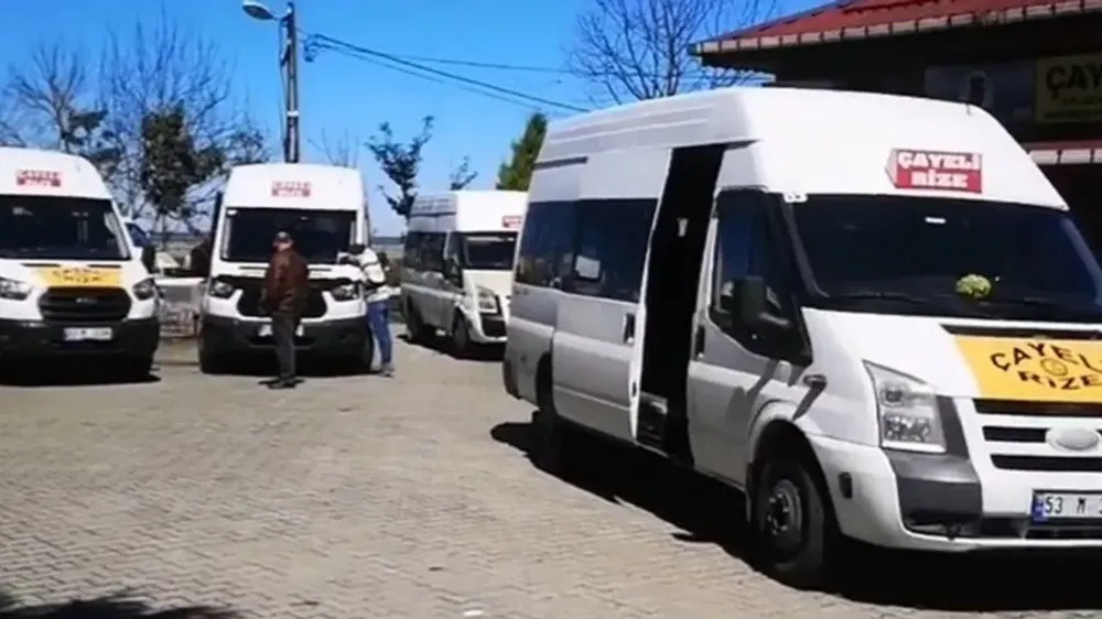 Çayeli-Rize dolmuş ücretlerine zam geldi