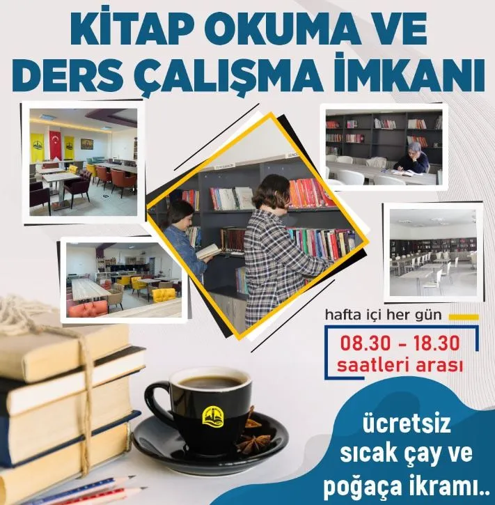 Bayburt Belediyesi Aile Yaşam Merkezi Kütüphanesi, Öğrenci ve Kitapseverler İçin Kapılarını Açtı