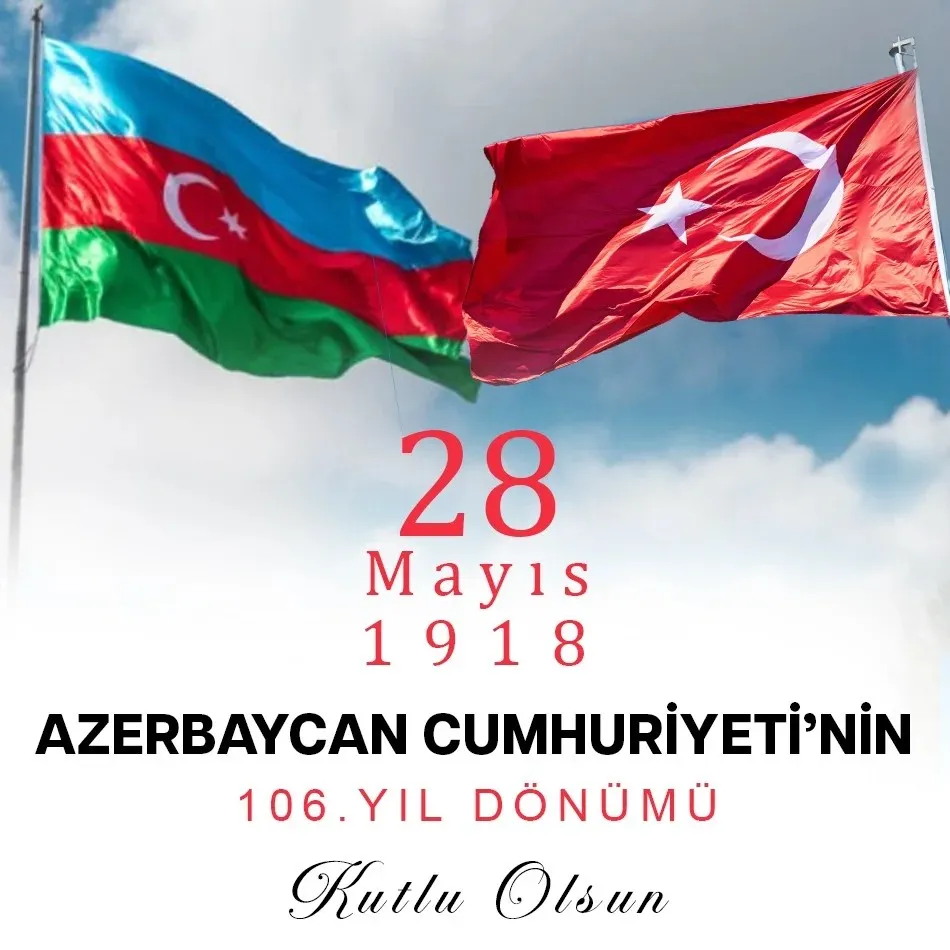 Erzurum Valiliği’nden Kardeş Azerbaycan’a Kutlama Mesajı: “28 Mayıs Bağımsızlık Günü”