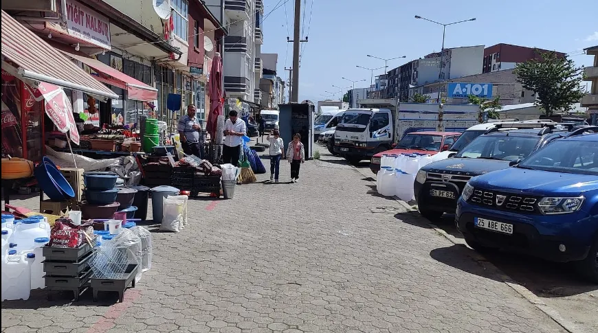 Horosan Belediyesi Zabıta Müdürlüğü Ekiplerinden Kaldırım İşgali Denetimleri