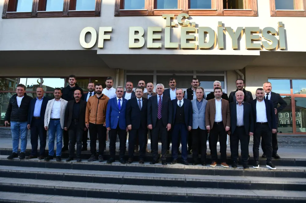 Trabzon Büyükşehir Belediye Başkanı Ahmet Metin Genç, Of İlçesine Hizmet Sözü Verdi