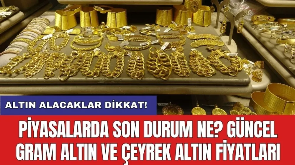 Gram altın düşüşte! Gram altın ve çeyrek altın fiyatları 12 Haziran 2024 Çarşamba