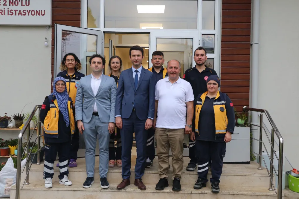 Arhavi Kaymakamı ve Belediye Başkanı Bayram Öncesi Kurumları Ziyaret Etti