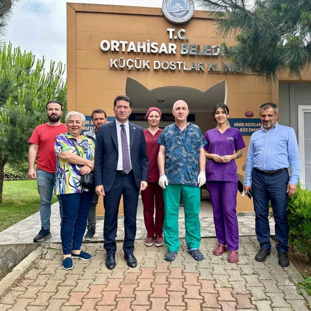 Ortahisar Belediyesinin Küçük Dostlar Kliniği’ne Ziyaret