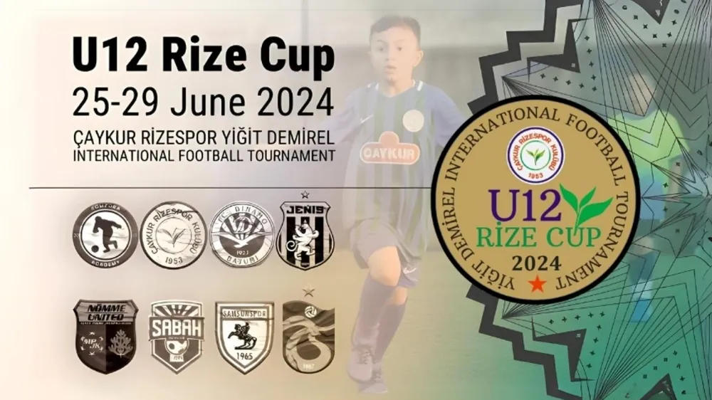 Uluslararası U12 Rize Cup 2024 Başladı