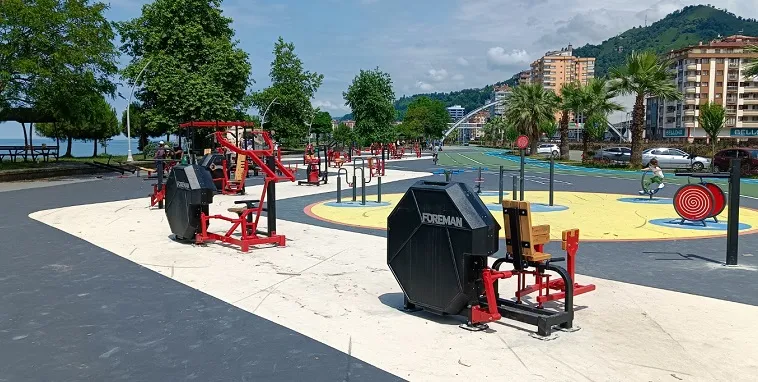 Açık Hava Sporu Severler İçin Rize’de Spor İstasyonları Kuruldu