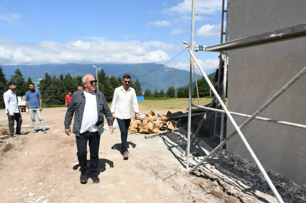 Artvin Belediye Başkanı Bilgehan Erdem, 43. Kafkasör Festivali Hazırlıklarını İnceledi
