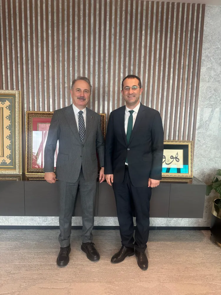Başkan Ekim, Vakıfbank Genel Müdürü Üstünsalih