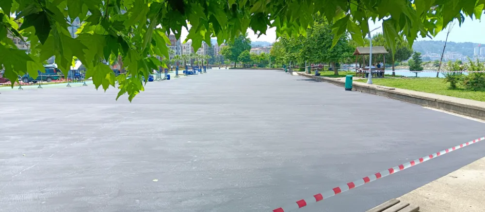 RİZE’DE AÇIK HAVA SPORUNU SEVENLER İÇİN YENİ SPOR ALANI YAPILIYOR