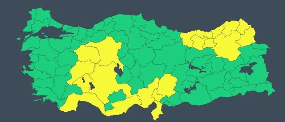 Meteoroloji’den 20 il için sarı kodlu uyarı: Kuvvetli sağanak geliyor