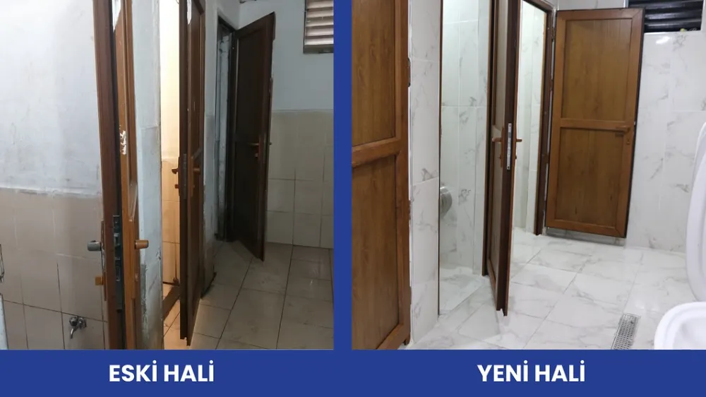 Hopa Parkı Yanındaki Tuvaletler Modernize Edildi