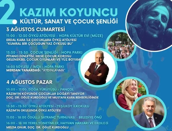 Hopa’da Kültür ve Sanat Şöleni: Kazım Koyuncu Kültür, Sanat ve Çocuk Şenliği Başlıyor