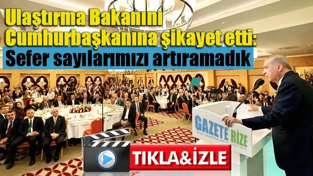 Ulaştırma Bakanını Cumhurbaşkanına şikayet etti: Sefer sayılarımızı artıramadık