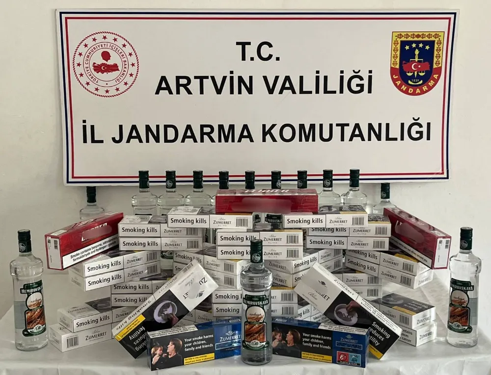 Artvin İl Jandarma Komutanlığı, Kaçakçılıkla Mücadelede Önemli Başarılar Elde Etti