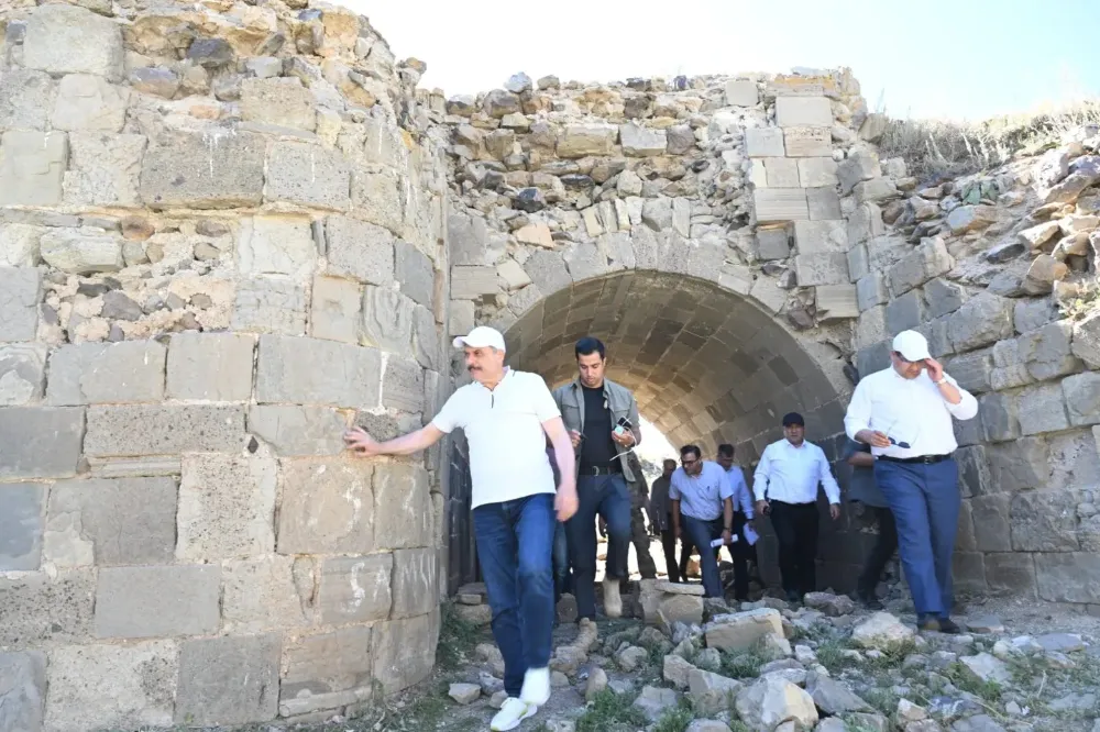 Vali Mustafa Çiftçi, Erzurum’daki Tarihi Tabyaları İnceledi