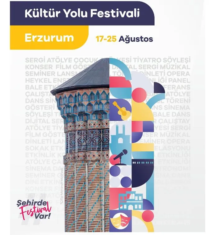 Erzurum’da Türkiye Kültür Yolu Festivali Başlıyor