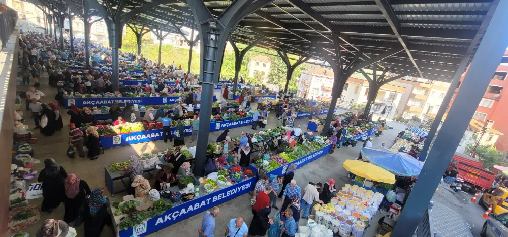 Akçaabat’ta Yenilenen Pazar Yeri Esnafa Rahat Nefes Aldırdı