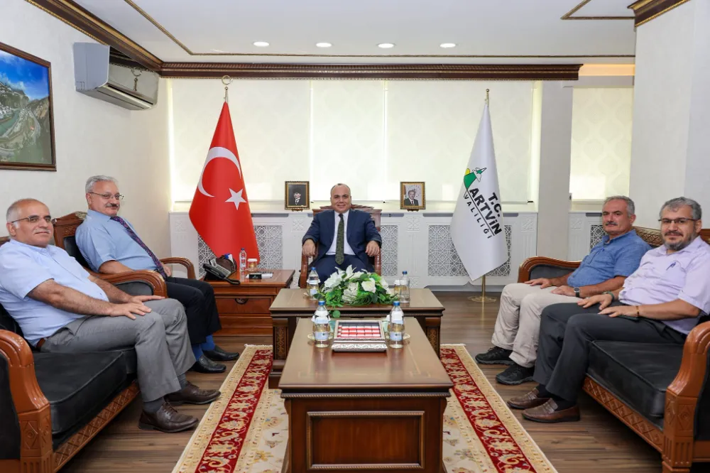 Rektör Bilgin’den Vali Ünsal’a Üniversite Çalışmaları Hakkında Bilgilendirme