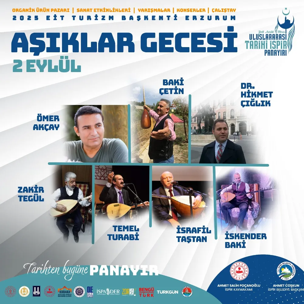 İspir Panayırında Coşkulu Kapanış: Konser ve Etkinlikler Bugün!