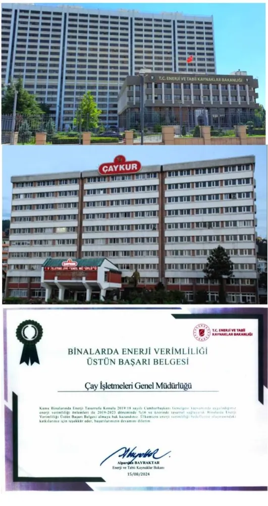 Enerji Ve Tabii Kaynaklar Bakanı Bayraktar’dan Çaykur’a Üstün Başarı Belgesi