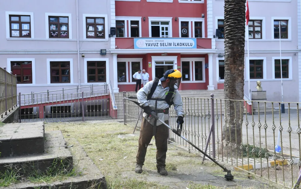 Ortahisar’daki Okullar, Yeni Eğitim Yılına Tertemiz Başlayacak