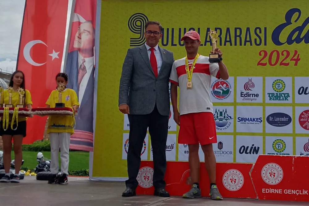 Trabzon Büyükşehir Belediyesi Sporcusu Emrah Öztürk, Edirne Maratonu