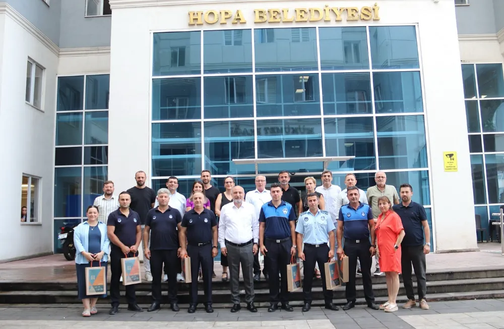 Hopa Belediye Başkanı Utku Cihan’dan Zabıta Personeline Teşekkür