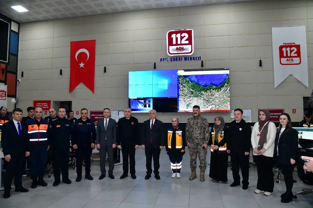 Trabzon Valisi Aziz Yıldırım, 112 Acil Çağrı Merkezi